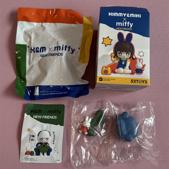 Kimmy & Miki x Miffy x 52Toys New Friends Knitting Blind Box - Picture 2 of 2